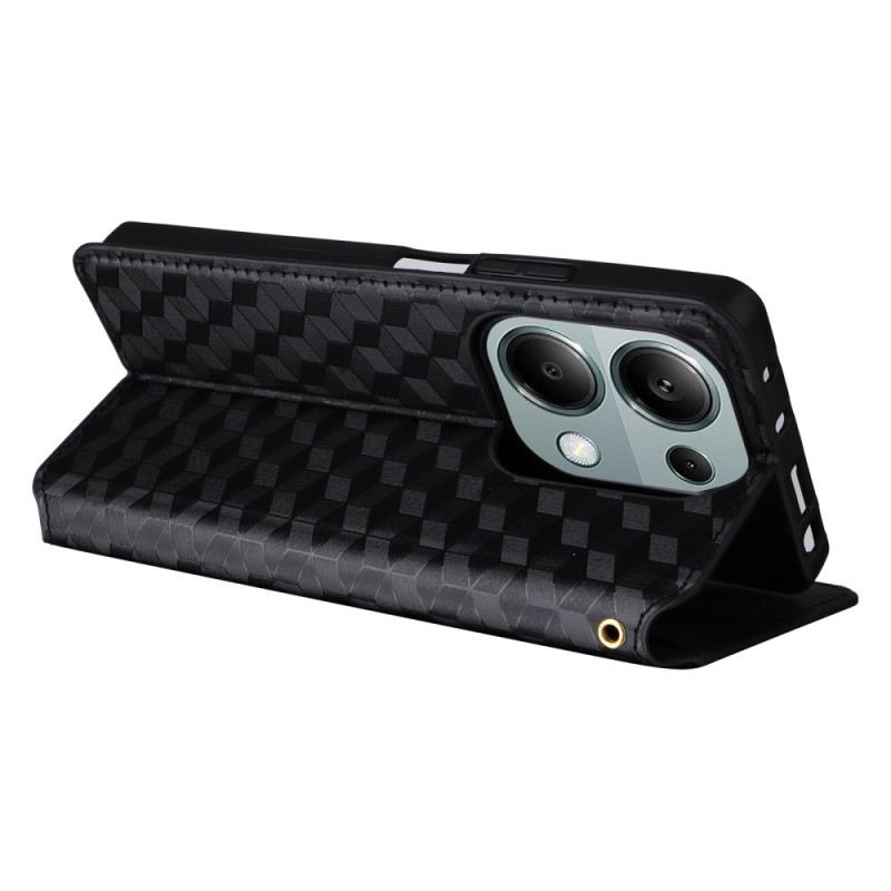 Fliptok Xiaomi Redmi Note 14s Rombuszminta