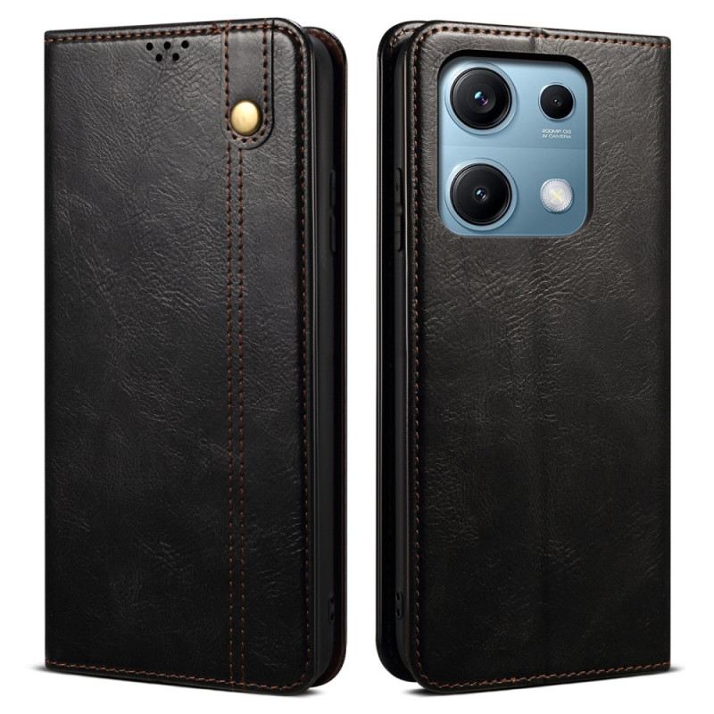 Fliptok Xiaomi Redmi Note 14s Viaszos Műbőr