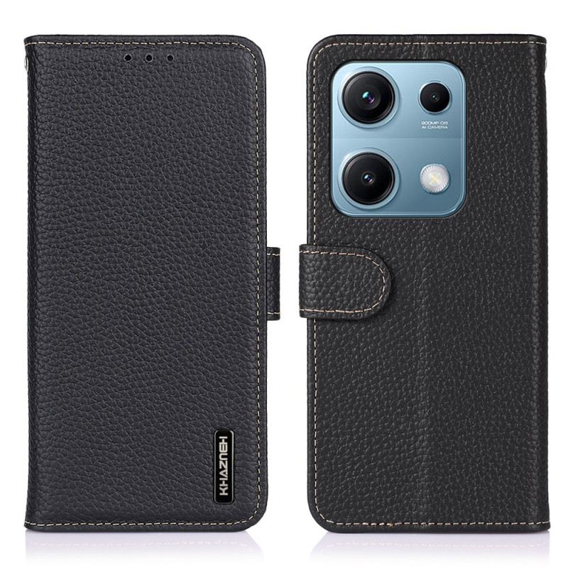 Kinyitható Bőrtok Xiaomi Redmi Note 14s Klasszikus Khazneh Bőr