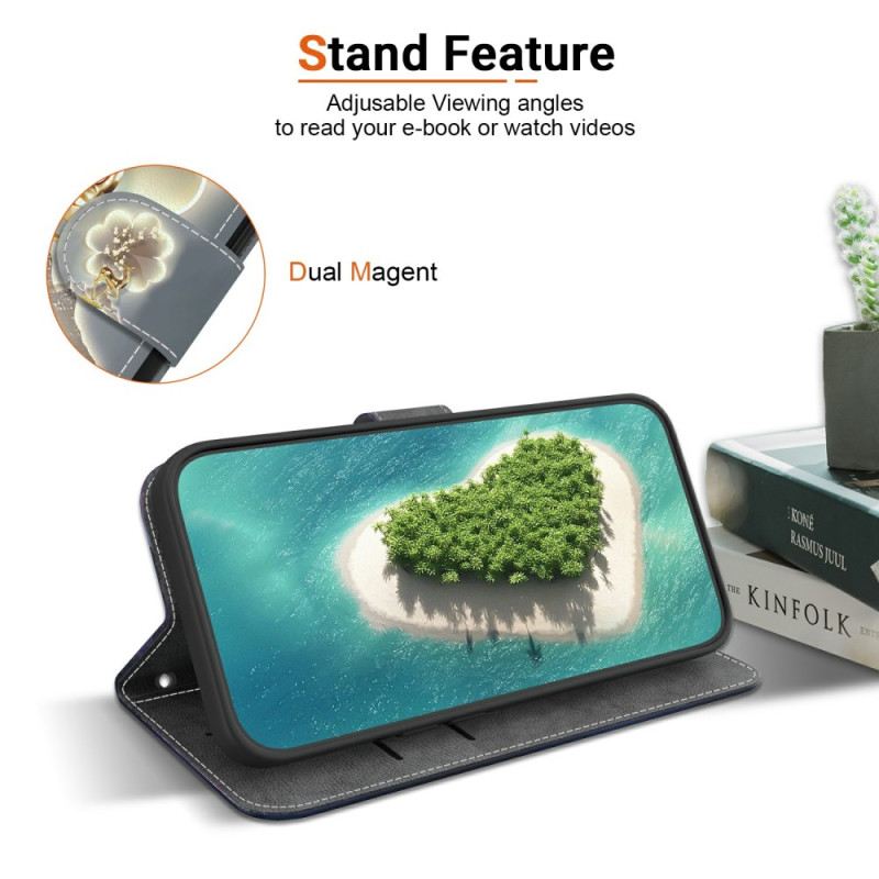 Kinyitható Bőrtok Xiaomi Redmi Note 14s Sika Szarvas