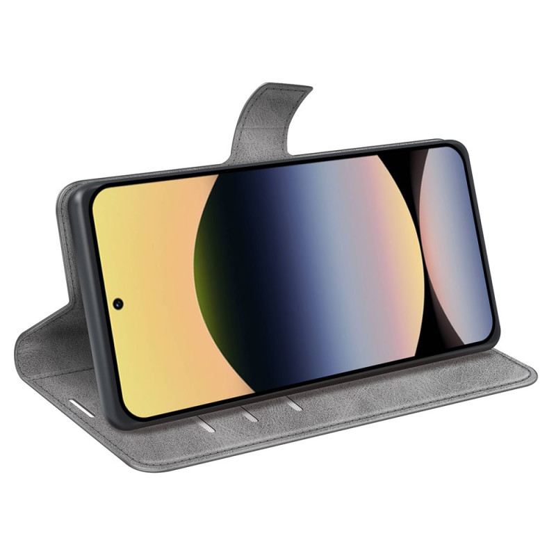 Kinyitható Tokok Xiaomi Redmi Note 14s Bőr Stílusú