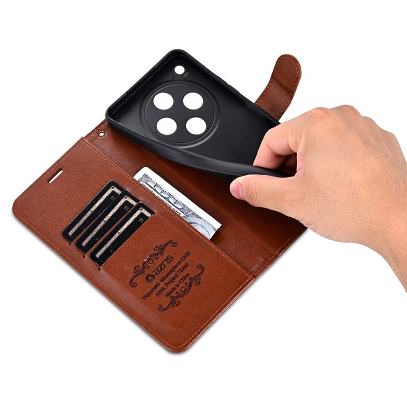 Bőrtok Oppo Find X8 Bőrhatású Azns