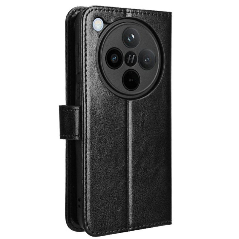 Bőrtok Oppo Find X8 Feltűnő Műbőr