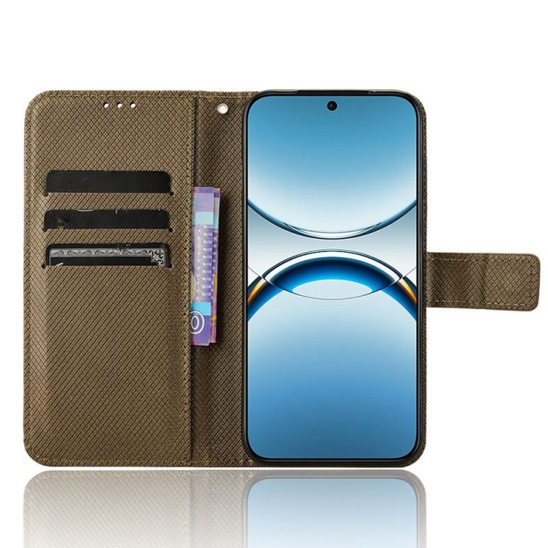 Bőrtok Oppo Find X8 Pöttyös Pánt