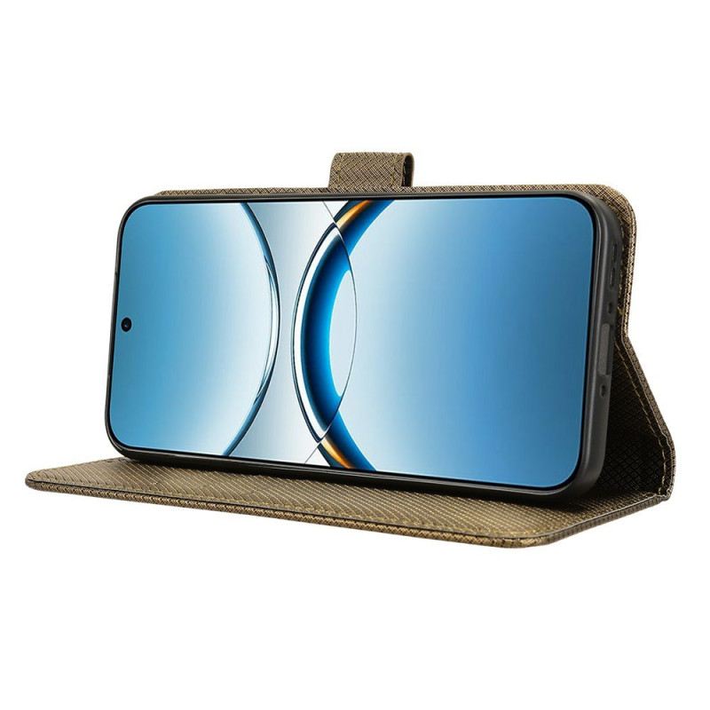 Bőrtok Oppo Find X8 Pöttyös Pánt