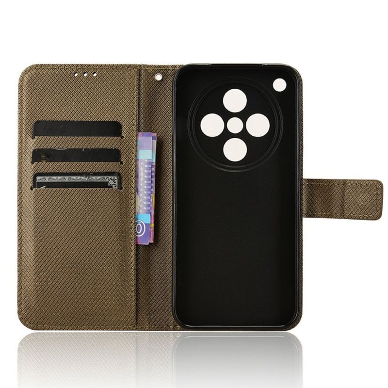 Bőrtok Oppo Find X8 Pöttyös Pánt