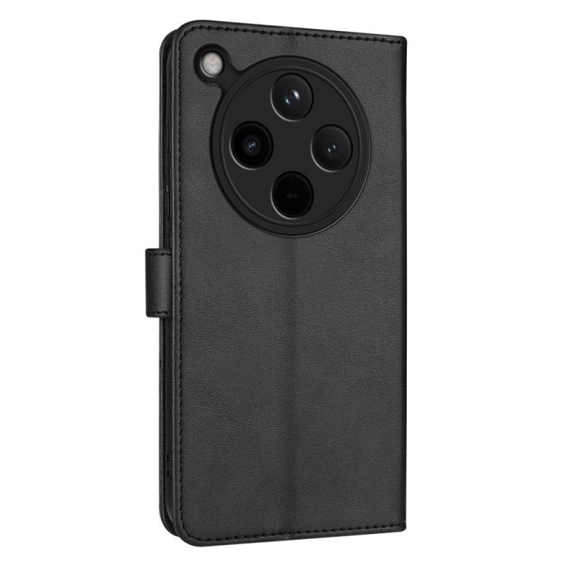 Bőrtok Oppo Find X8 Sima Műbőr Azns