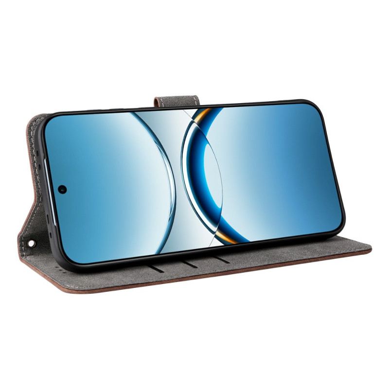 Bőrtok Oppo Find X8 Velúr Hatású Rfid Védelem