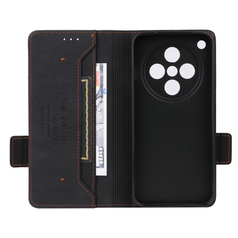 Bőrtok Oppo Find X8 Vintage Velúr Hatású