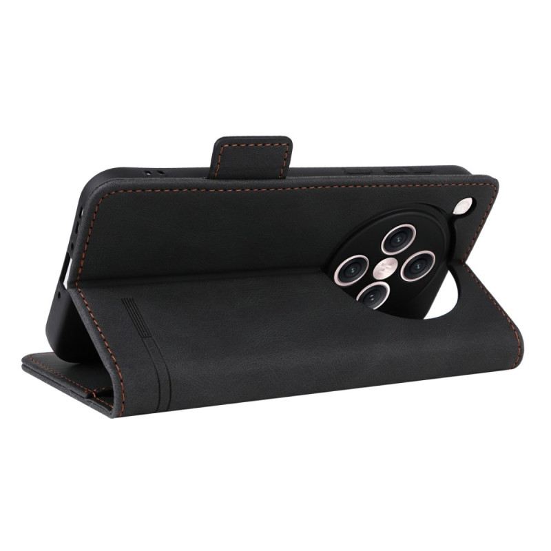 Bőrtok Oppo Find X8 Vintage Velúr Hatású