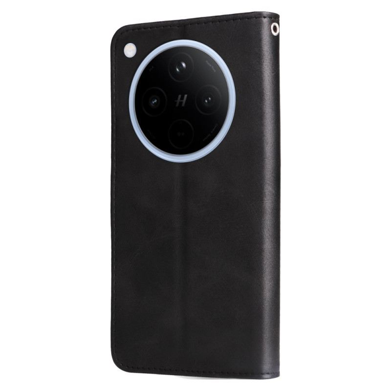 Fliptok Oppo Find X8 Cipzáras Zseb