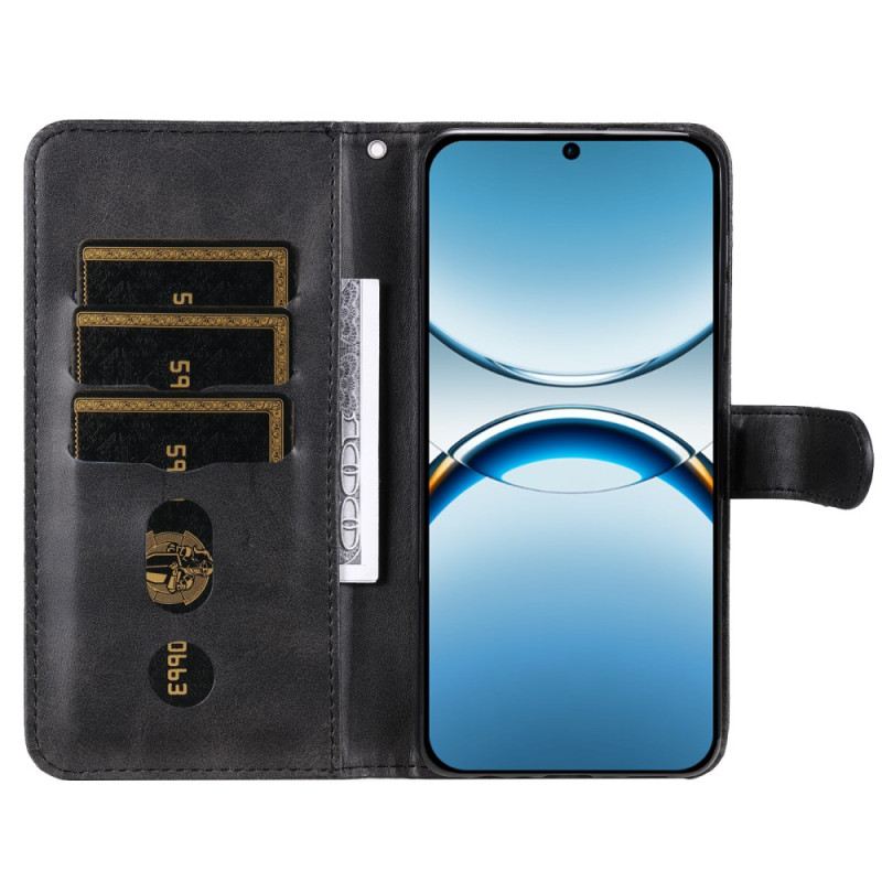 Fliptok Oppo Find X8 Cipzáras Zseb