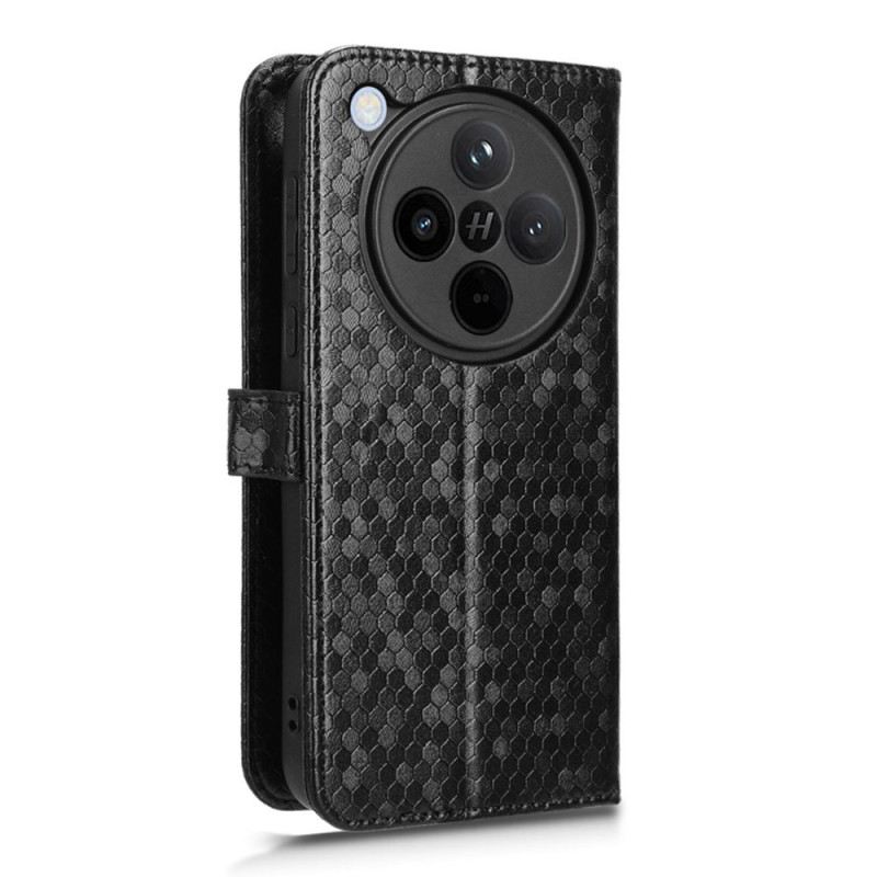 Fliptok Oppo Find X8 Fényes Pöttyös Pánt