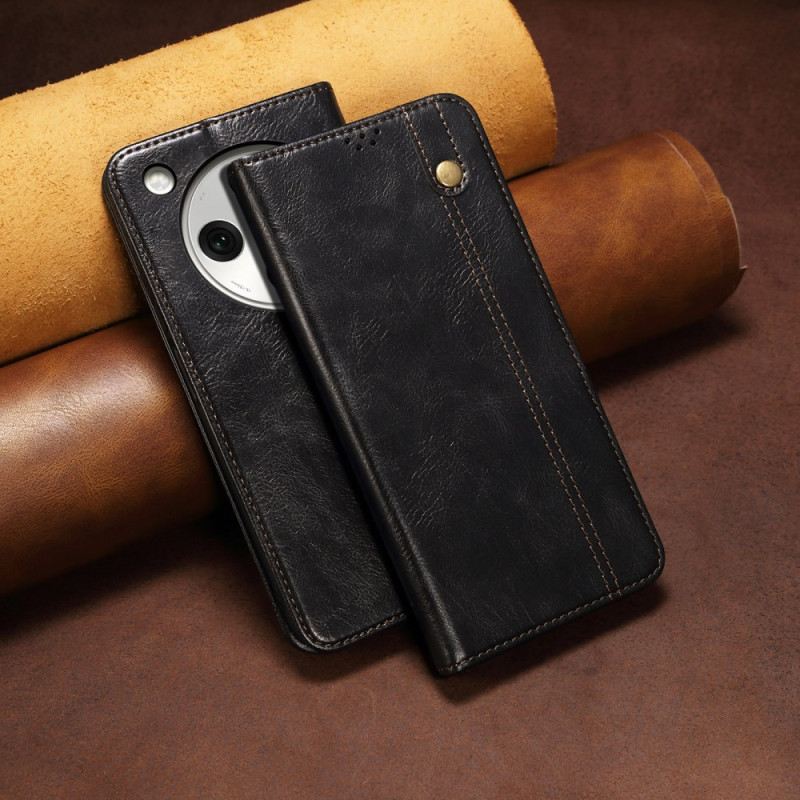 Fliptok Oppo Find X8 Viaszos Műbőr