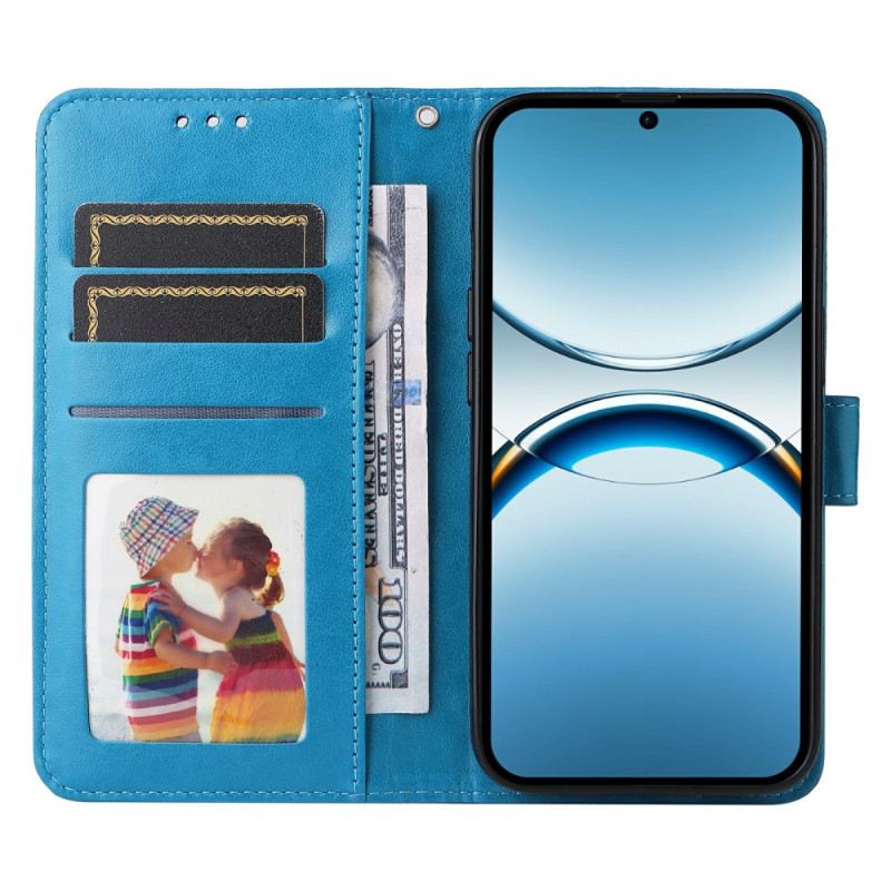 Kinyitható Bőrtok Oppo Find X8 Napraforgóminta