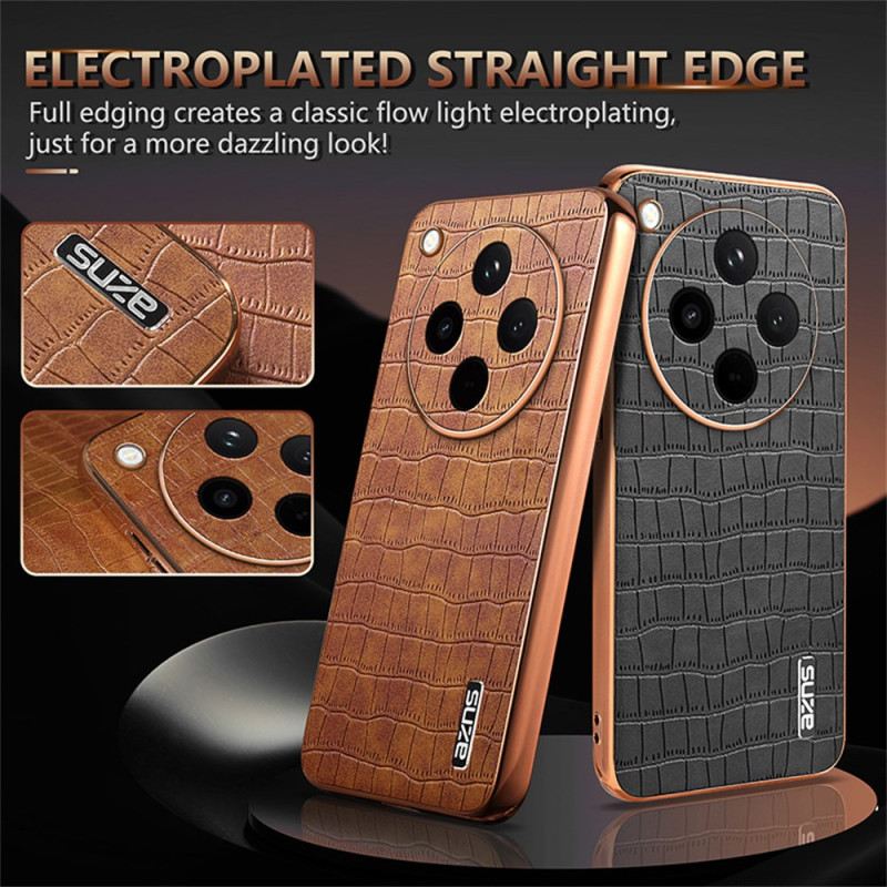 Mobiltelefon Tokok Oppo Find X8 Azns Krokodil Stílusú