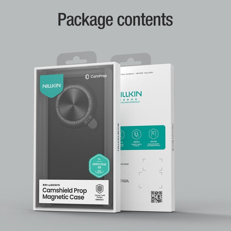 Telefontok Oppo Find X8 Nillkin Camshield Prop Mágneses Sorozat