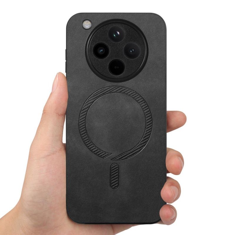 Tok Oppo Find X8 Magsafe-kompatibilis Bőrhatású