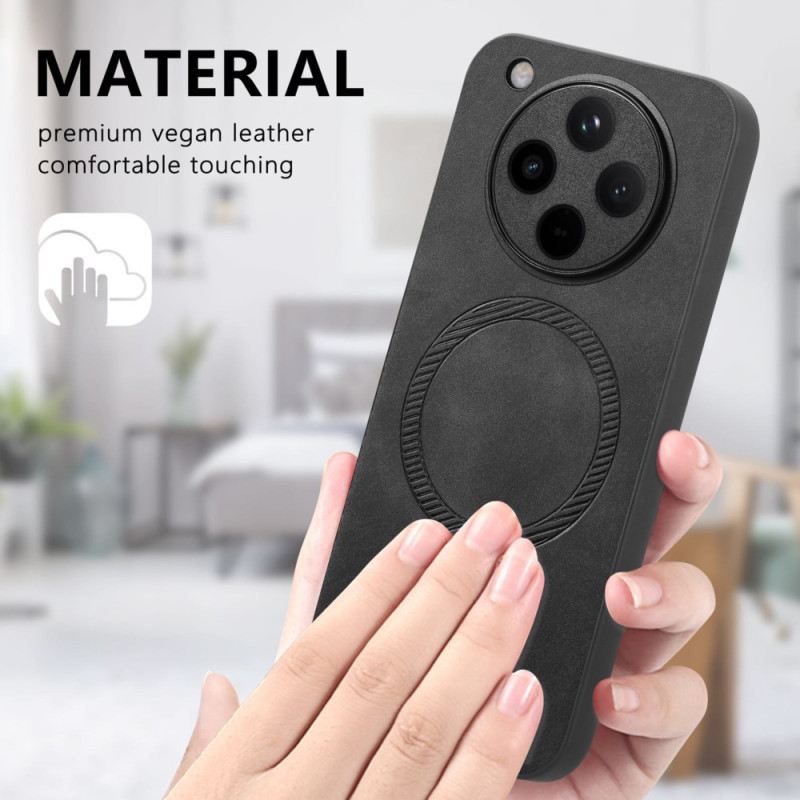 Tok Oppo Find X8 Magsafe-kompatibilis Bőrhatású