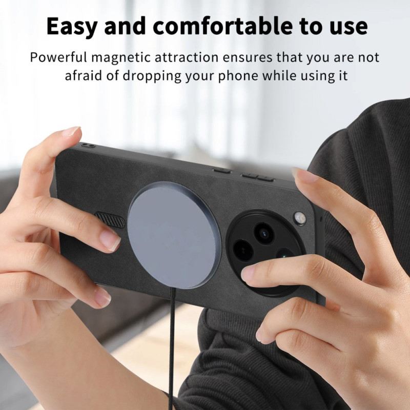 Tok Oppo Find X8 Magsafe-kompatibilis Bőrhatású