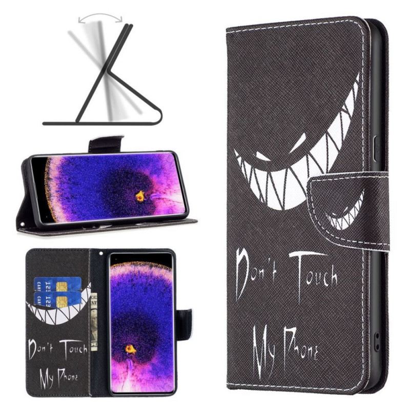 Fliptok / Bőrtok Oppo Reno 7 Ördög Telefon