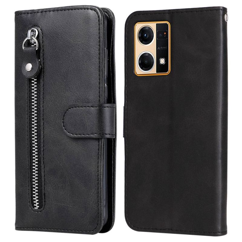 Fliptok / Bőrtok Oppo Reno 7 Pénztárca