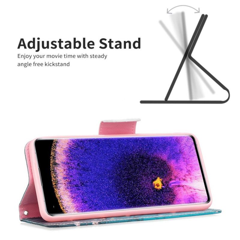 Fliptok Oppo Reno 7 Virágzó Ágak