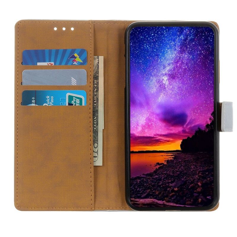 Kinyitható Tokok Oppo Reno 7 Sima Műbőr