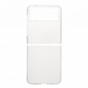 Fliptok Samsung Galaxy Z Flip 3 5G Bőrtok Átlátszó