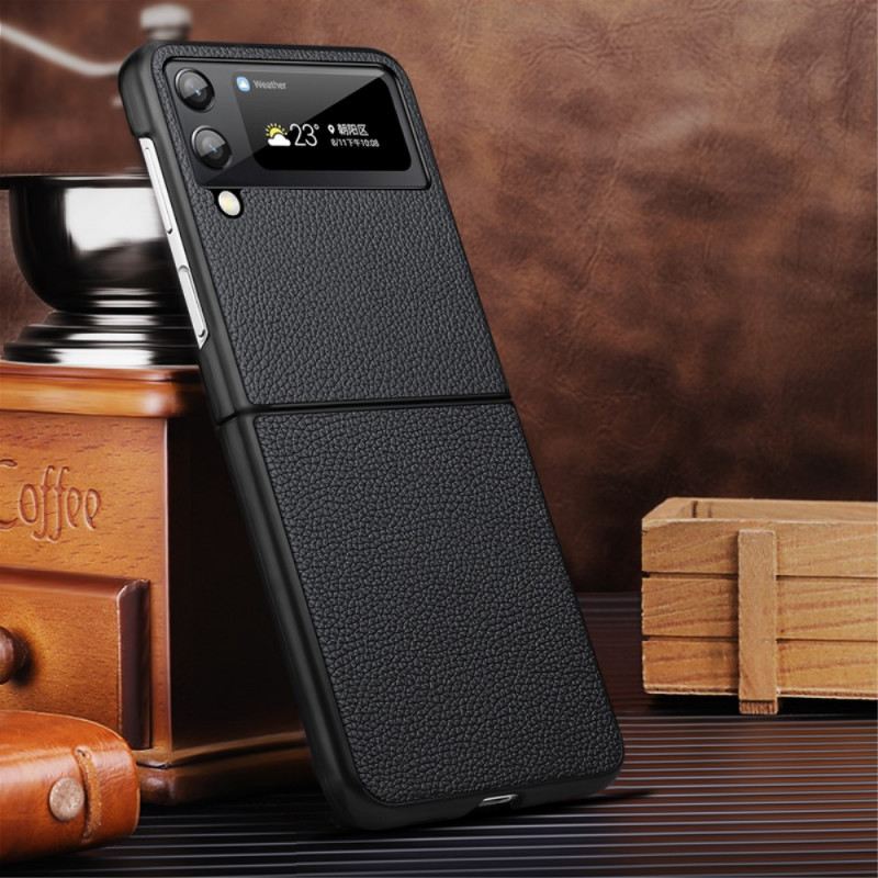 Fliptok Samsung Galaxy Z Flip 3 5G Bőrtok Valódi Bőr