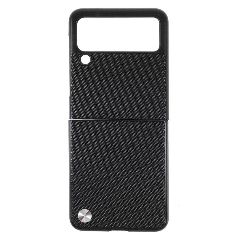 Fliptok Samsung Galaxy Z Flip 3 5G Bőrtok X-szintű Szénszálas