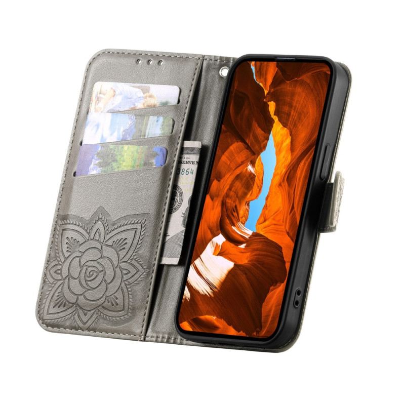 Bőrtok Xiaomi Redmi Note 15 Pro Plus 5g Grafikus Pillangó