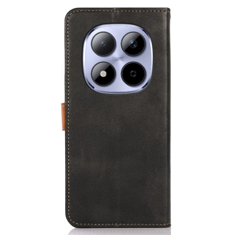 Bőrtok Xiaomi Redmi Note 15 Pro Plus 5g Khazneh Arany Csat