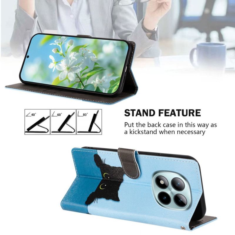 Bőrtok Xiaomi Redmi Note 15 Pro Plus 5g Kis Macska