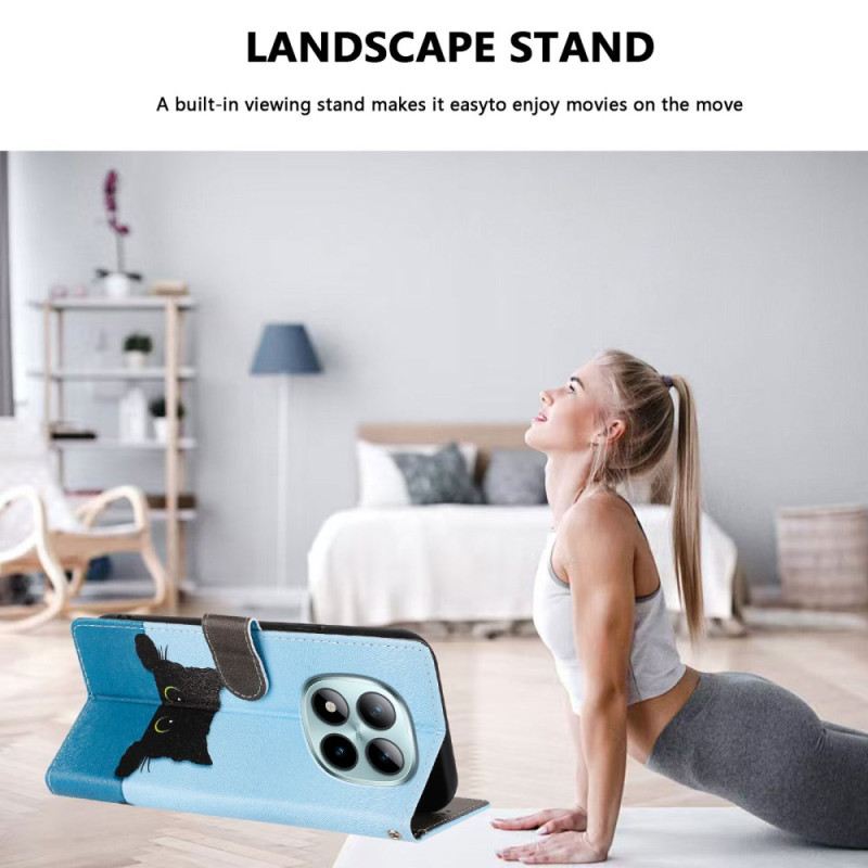 Bőrtok Xiaomi Redmi Note 15 Pro Plus 5g Kis Macska