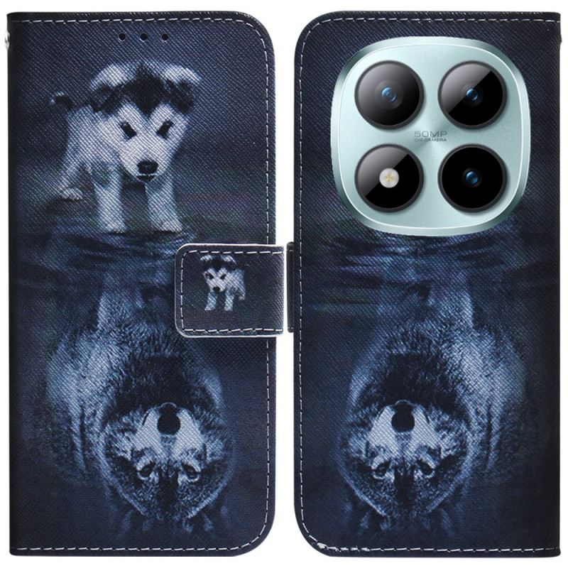 Bőrtok Xiaomi Redmi Note 15 Pro Plus 5g Kiskutyaálom