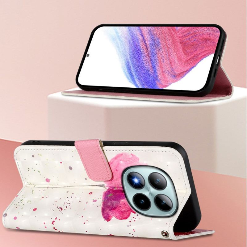 Bőrtok Xiaomi Redmi Note 15 Pro Plus 5g Pipacs