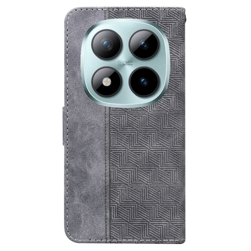 Bőrtok Xiaomi Redmi Note 15 Pro Plus 5g Szőtt Minta