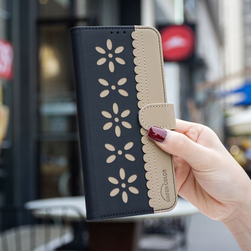 Fliptok Xiaomi Redmi Note 15 Pro Plus 5g Binfen Color Virágmintás