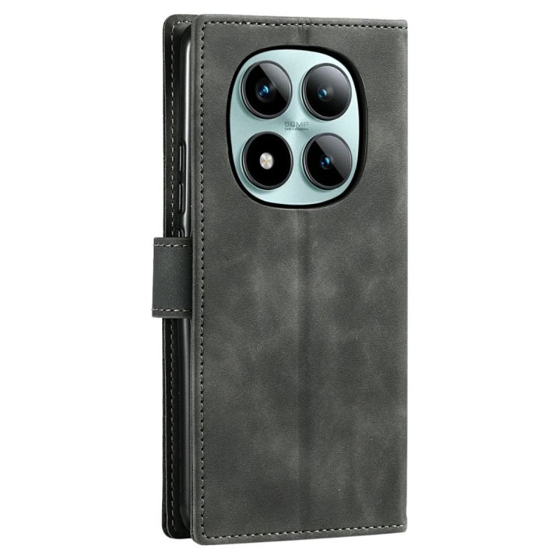 Fliptok Xiaomi Redmi Note 15 Pro Plus 5g Kéttónusú Retró Pántos Pénztárca