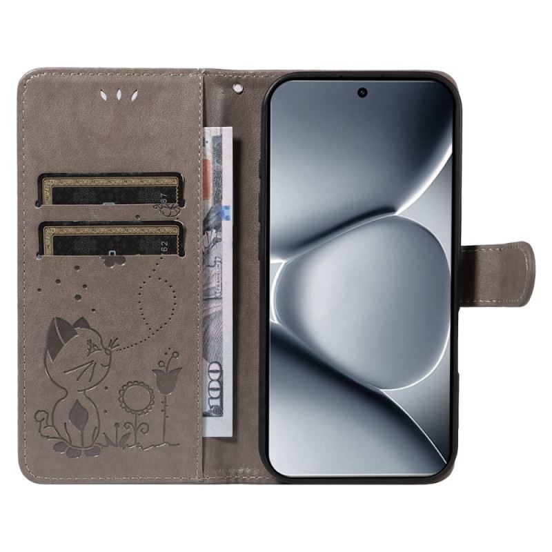 Fliptok Xiaomi Redmi Note 15 Pro Plus 5g Macska És Méh Dizájn