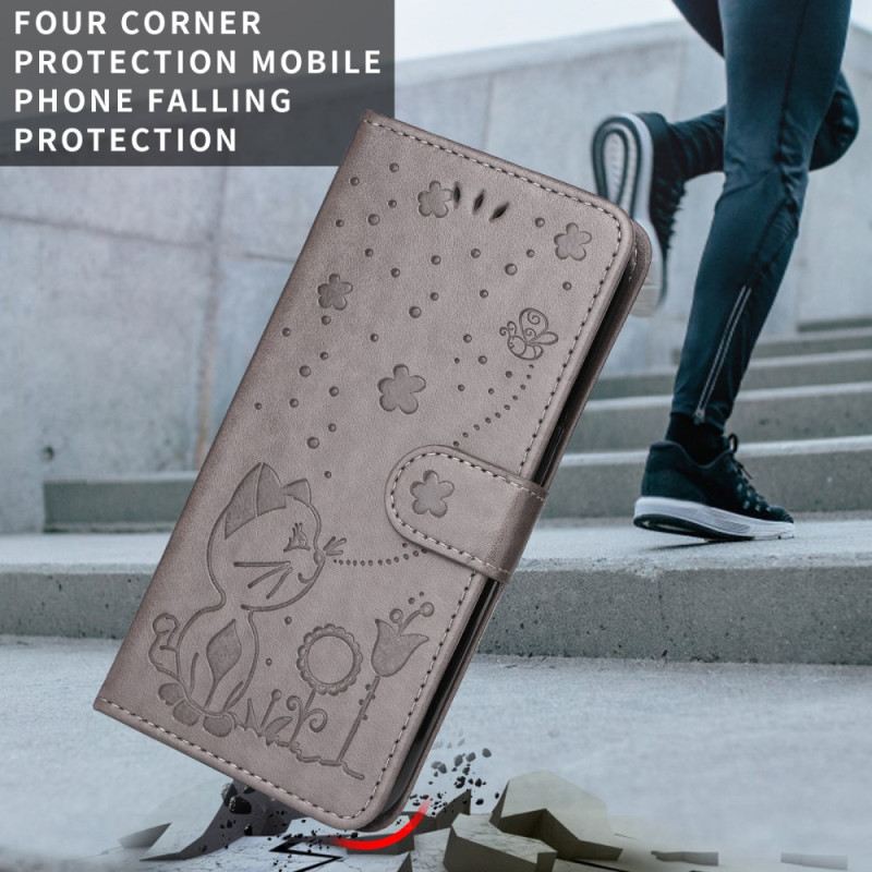 Fliptok Xiaomi Redmi Note 15 Pro Plus 5g Macska És Méh Dizájn