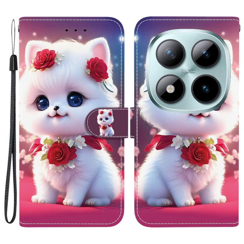 Fliptok Xiaomi Redmi Note 15 Pro Plus 5g Macska És Rózsák