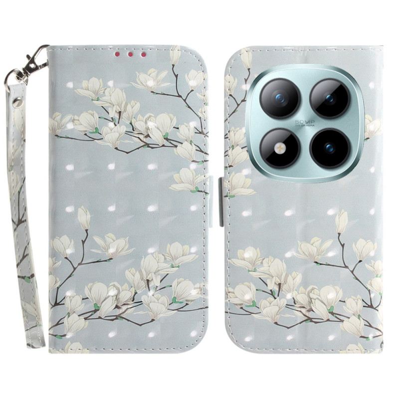 Fliptok Xiaomi Redmi Note 15 Pro Plus 5g Pántos Magnóliák