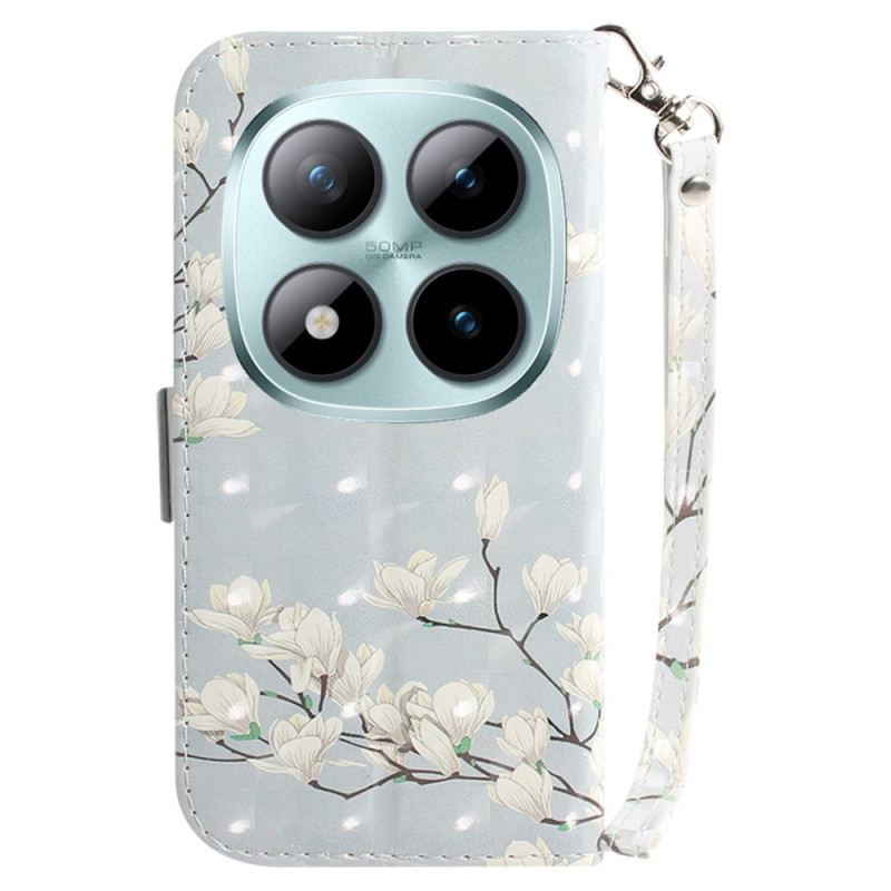 Fliptok Xiaomi Redmi Note 15 Pro Plus 5g Pántos Magnóliák