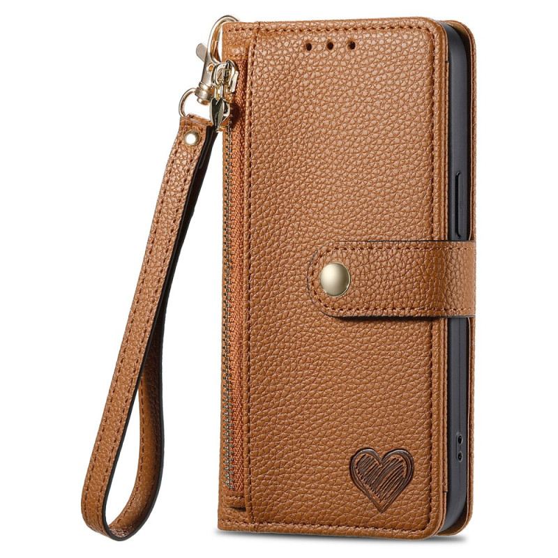 Fliptok Xiaomi Redmi Note 15 Pro Plus 5g Rfid-szűrős Szívminta