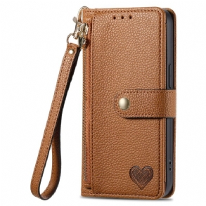 Fliptok Xiaomi Redmi Note 15 Pro Plus 5g Rfid-szűrős Szívminta