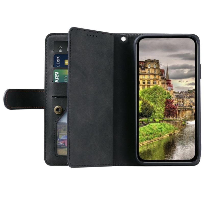 Kinyitható Bőrtok Xiaomi Redmi Note 15 Pro Plus 5g 9 Kártyás Rekeszes Pénztárca