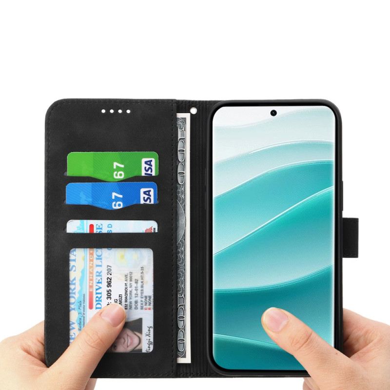 Kinyitható Bőrtok Xiaomi Redmi Note 15 Pro Plus 5g Dierfeng