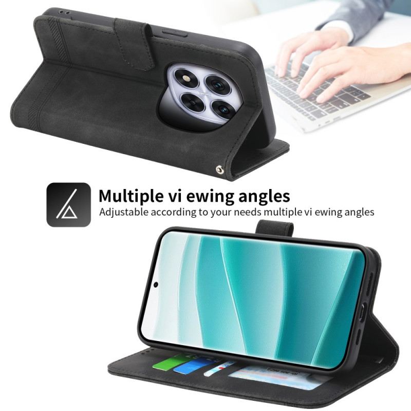 Kinyitható Bőrtok Xiaomi Redmi Note 15 Pro Plus 5g Dierfeng